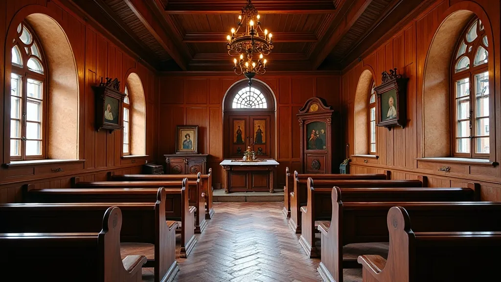 Stará synagoga v Třebíči s detaily židovské architektury